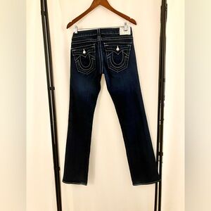 True Religion Women’s 30x33 Becky Blue Jeans Bootcut